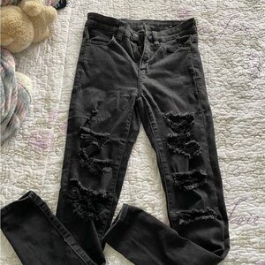 American Eagle ripped jeans
